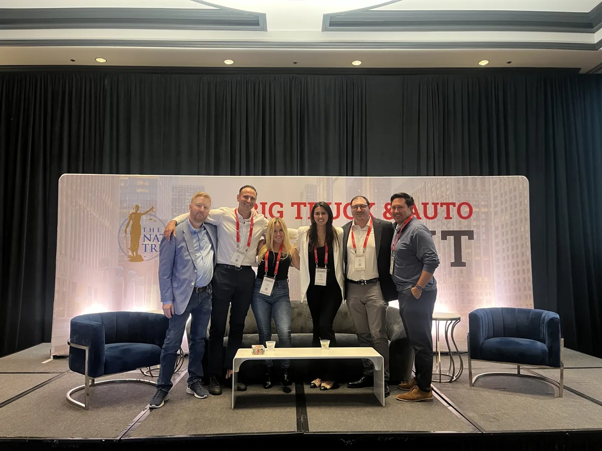 On stage at the Big Truck & Auto Summit